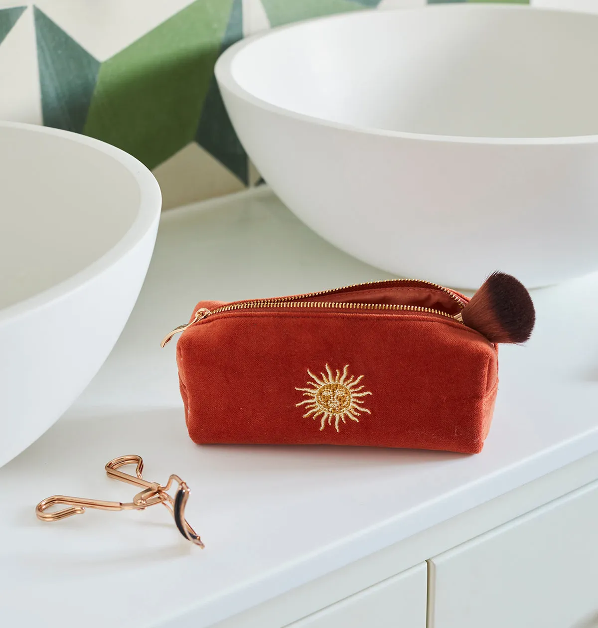 Sun Goddess Makeup Brush Bag