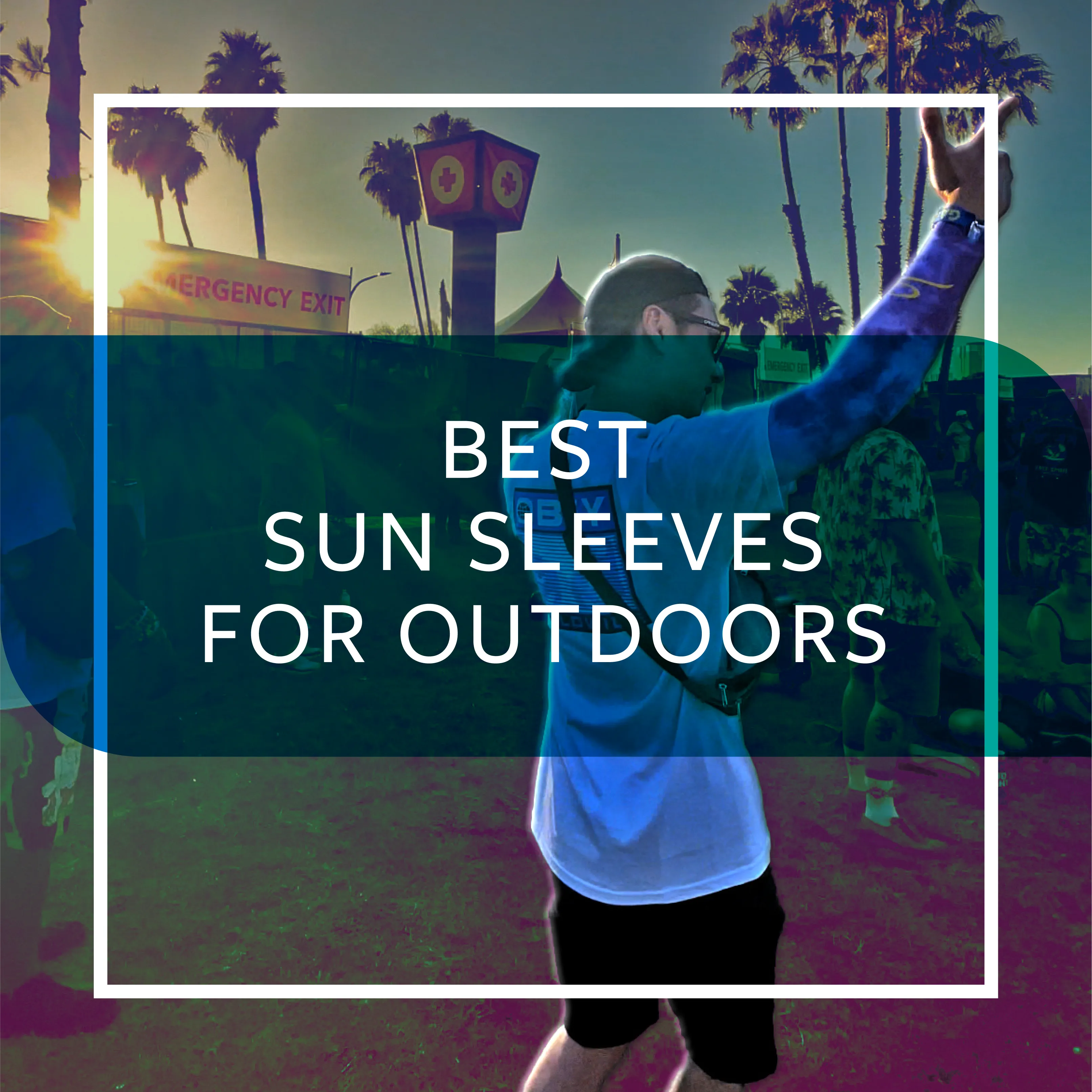 Sun Sleeves White/Grey
