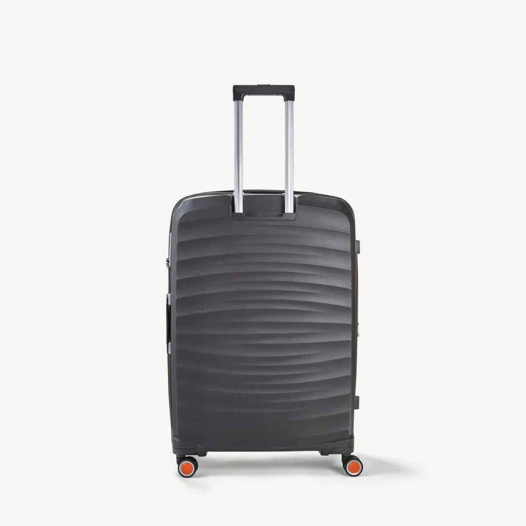 Sunwave Set of 3 Suitcases - Charcoal