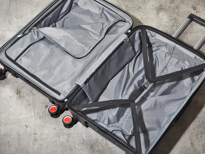 Sunwave Set of 3 Suitcases - Charcoal