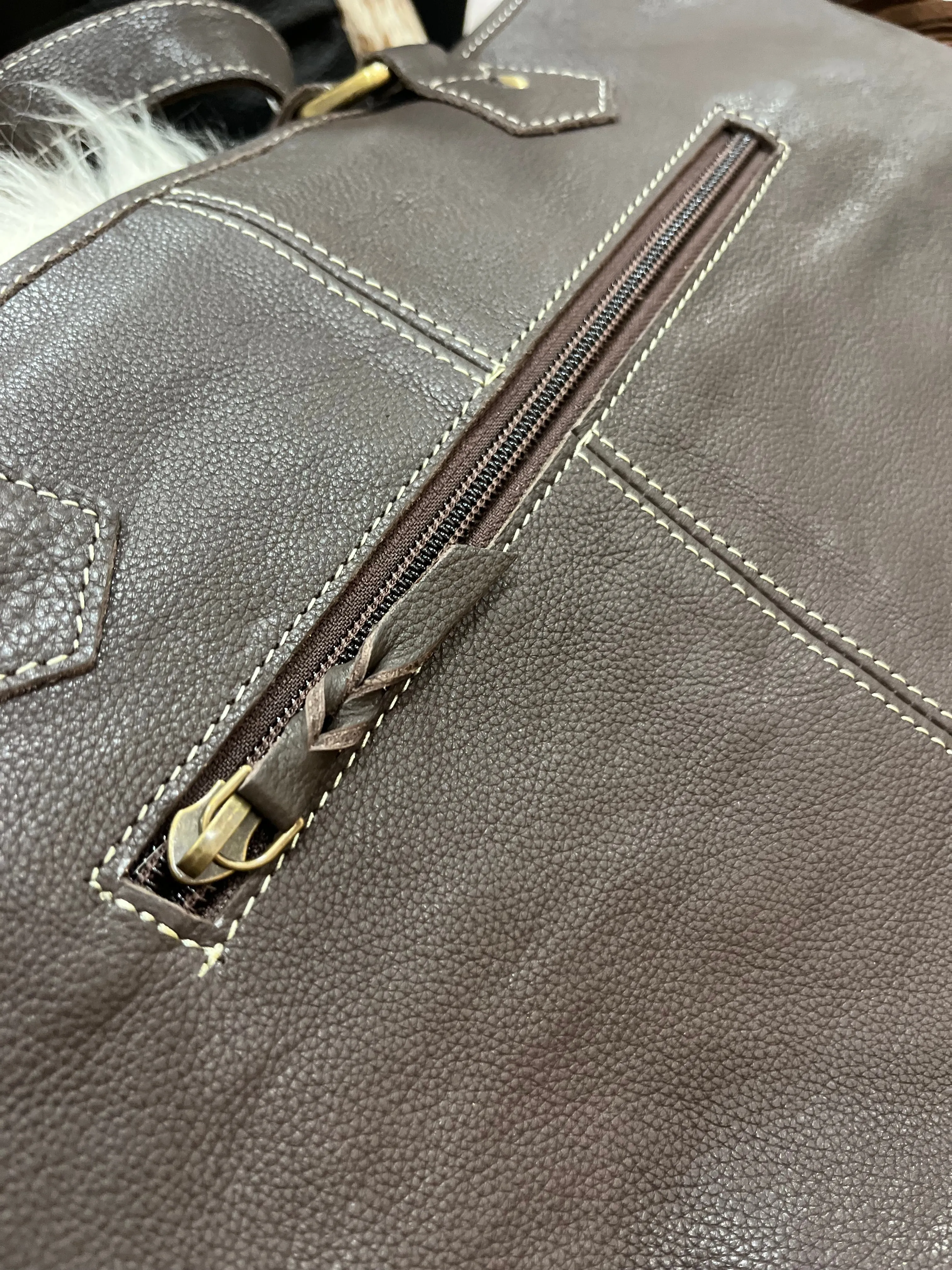 The Yellowstone Handbag with turquoise detail #AB75