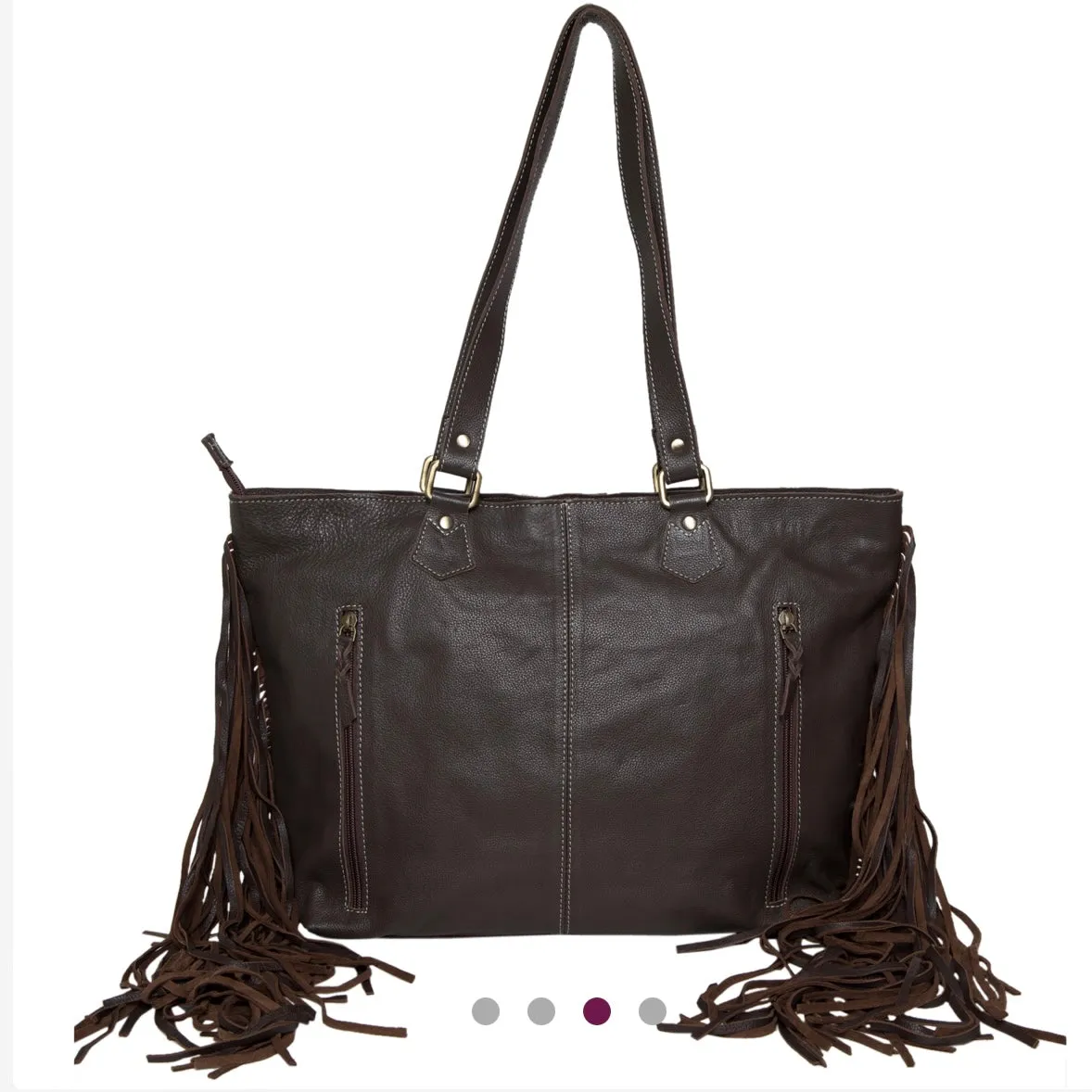 The Yellowstone Handbag with turquoise detail #AB75
