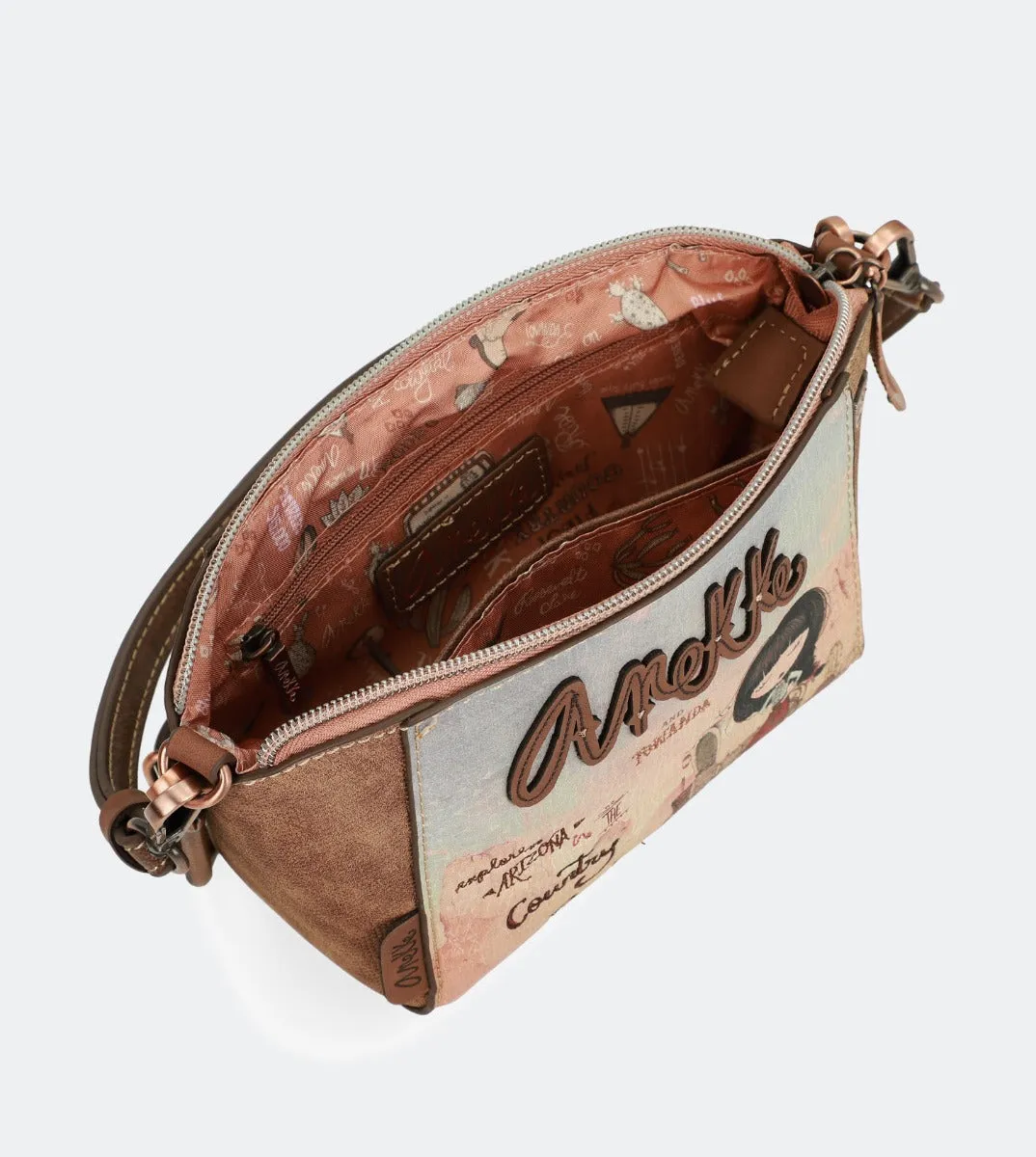 Toiletry bag with shoulder strap