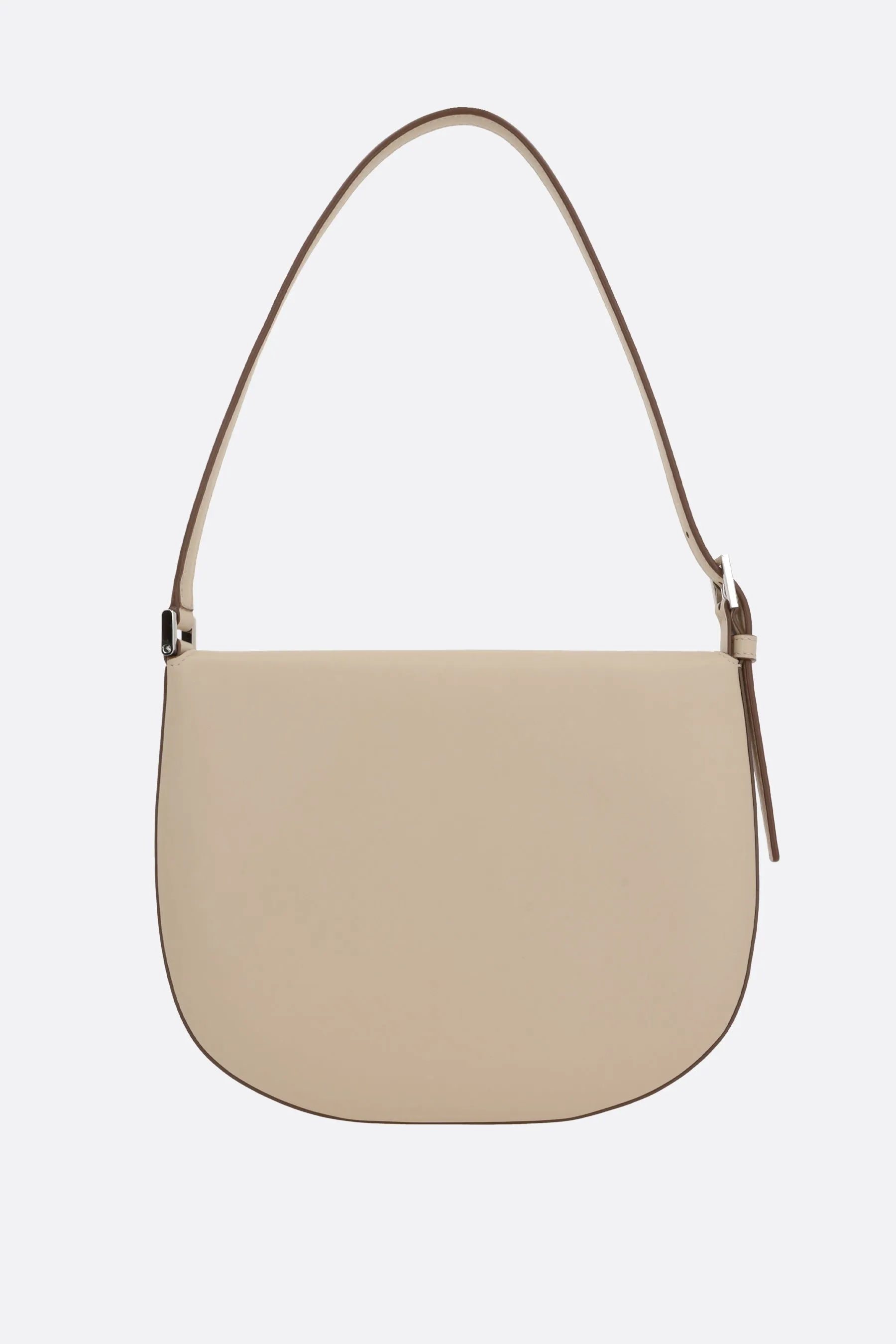 Tondo small hobo bag in smooth leather