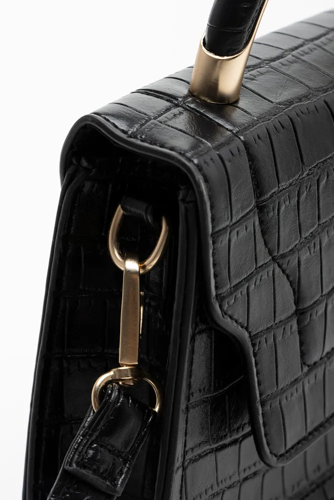 Top Handle Mini Bag Black