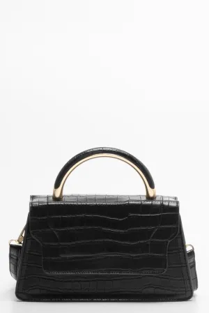 Top Handle Mini Bag Black