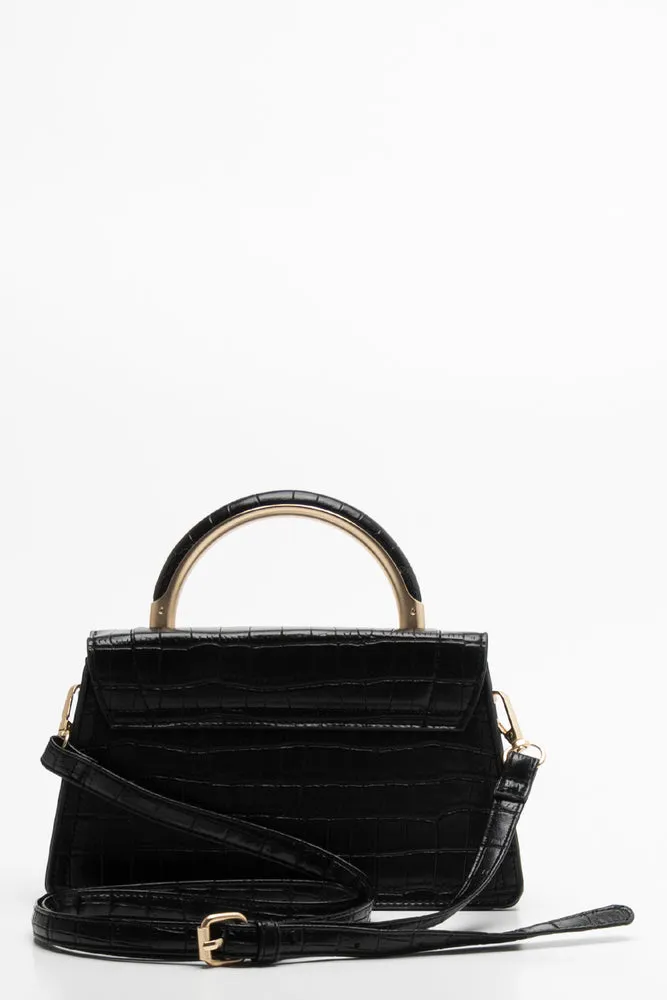 Top Handle Mini Bag Black
