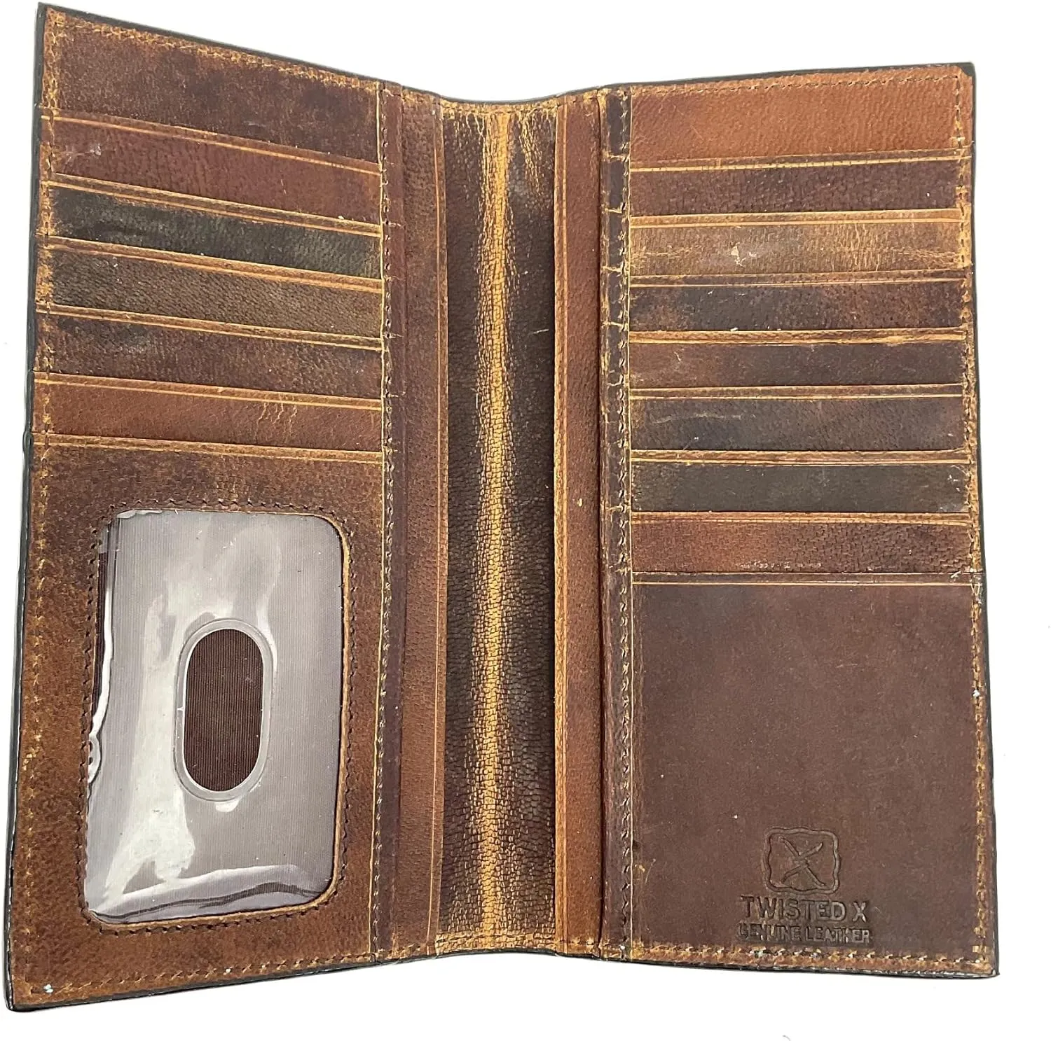 Twisted X Checkbook ~ Turquoise