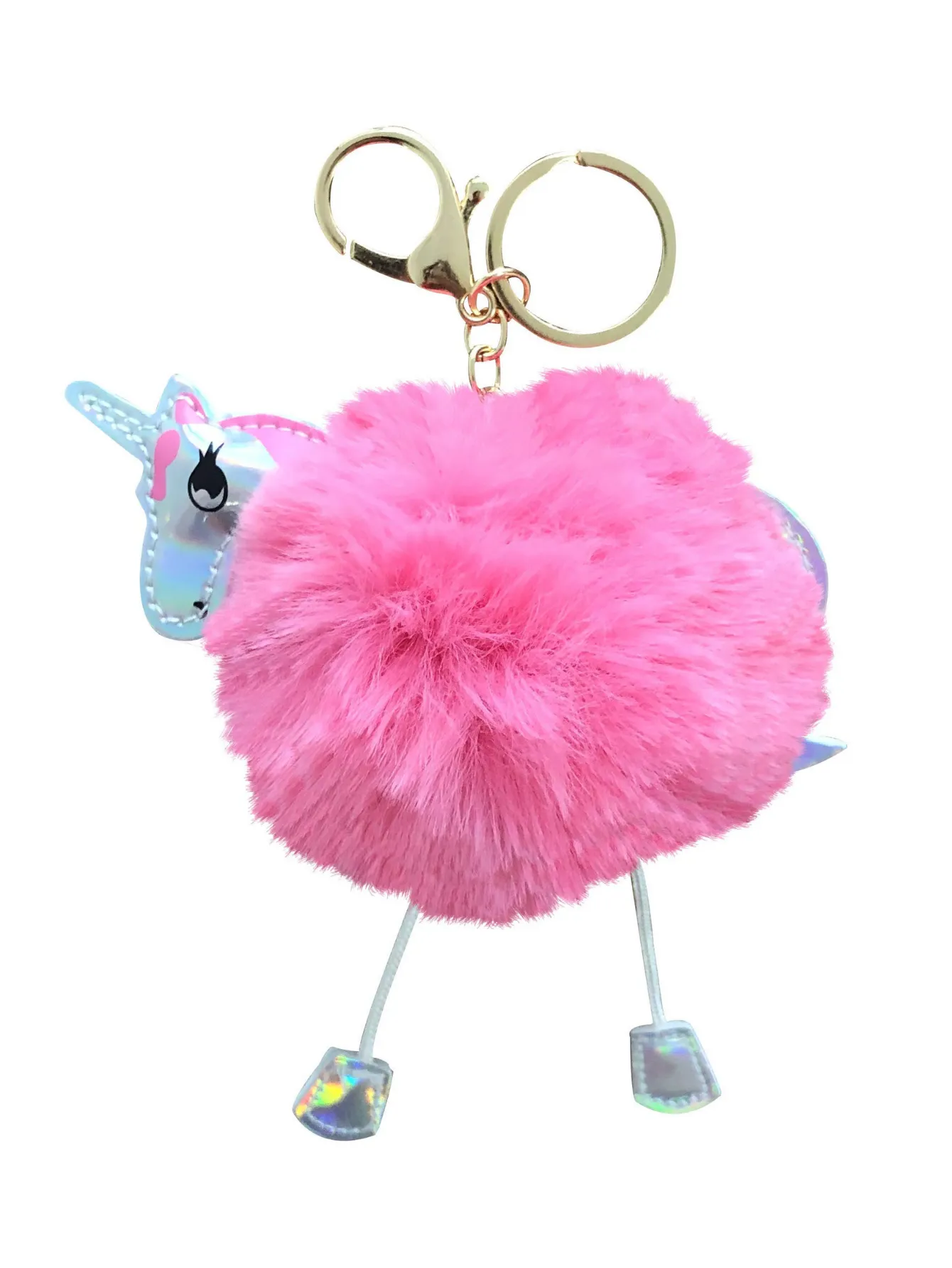 Unicorn Gifts for Girls - Unicorn Drawstring Backpack/Makeup Bag/Bracelet/Necklace/Hair Ties/Keychain/Sticker (White Flower 2)