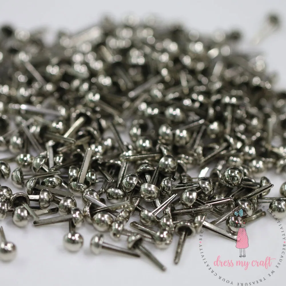 Value Pack - Chrome Finish Brads - 8 MM