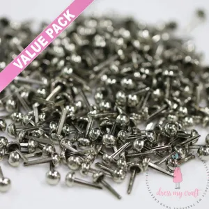 Value Pack - Chrome Finish Brads - 8 MM