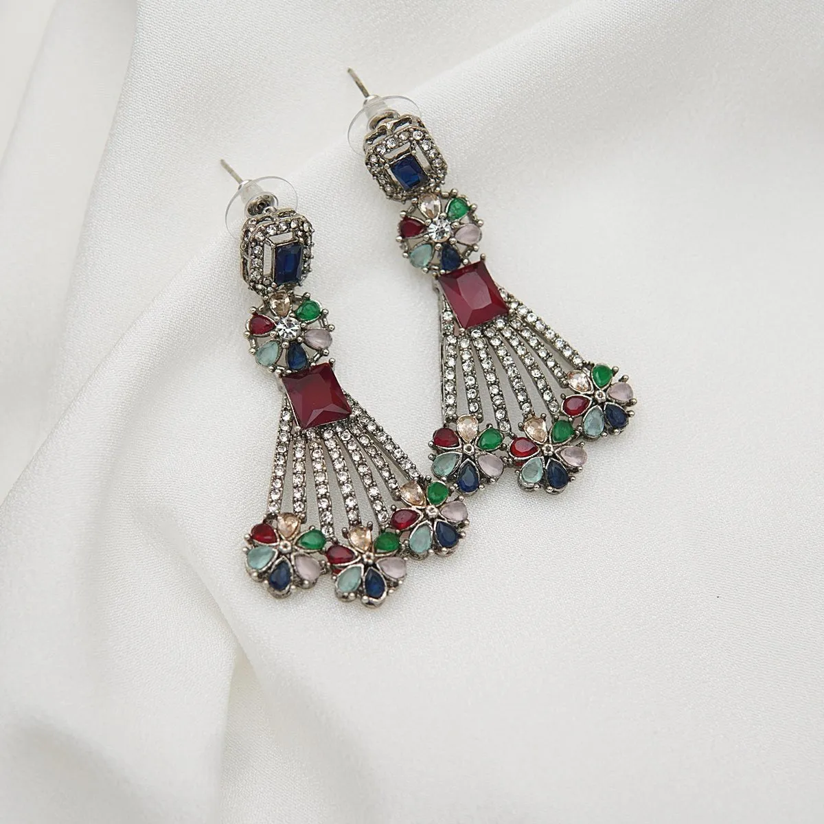Victorian Gems & Stones Earrings