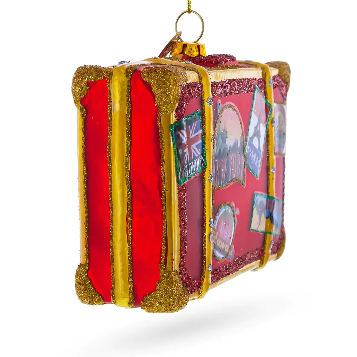 Well-Traveled Suitcase Ornament PS